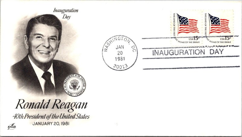 Ronald Reagan 1981 Inauguration Commemorative Cover