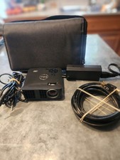 Dell Mobile Projector Black with Soft Case, Power Cable M115HD- Used 6 Hours