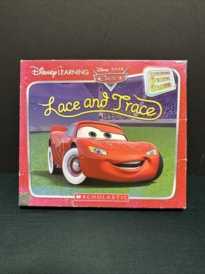 Disney Learning Pixar CARS - Lace And Learn Kid Activity Game  READ 