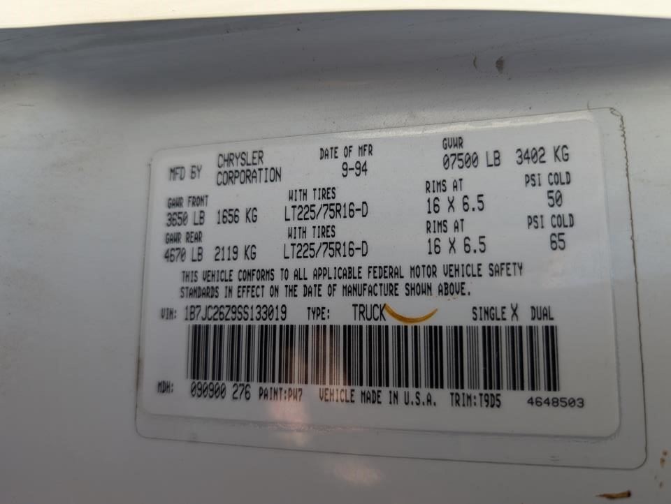 Wheel 16x6-1/2 Steel Lug 8 Slot Painted Fits 98-03 DODGE 1500 VAN 633370 thumbnail 23