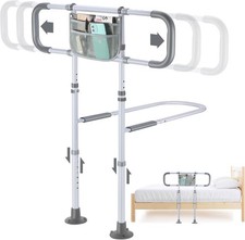 Bed Rails for Elderly Adults Safety, Sturdy Beds Assist Rail for Seniors; Adjust