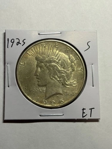 1925 S Peace Silver Dollar XF Better Date San Francisco Mint