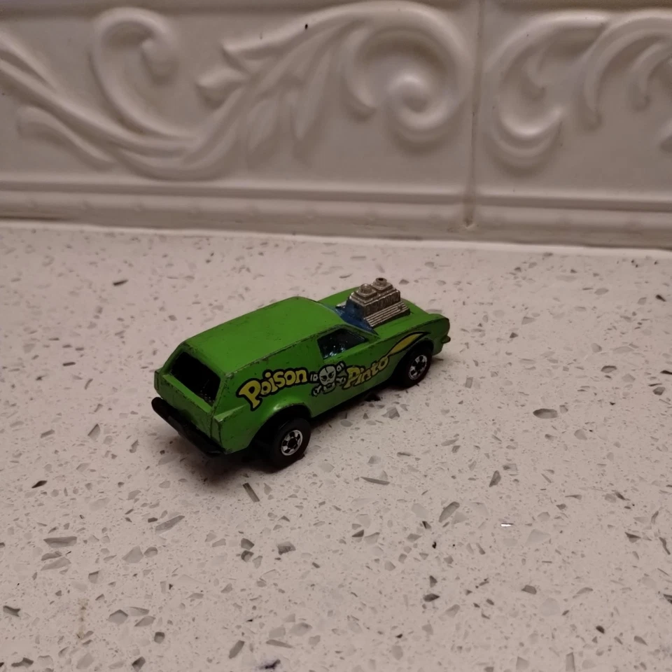 Hot Wheels Francia 1984 POISON PINTO Como Nuevo - Verde Claro con Calavera Lima Tempo Foto 4 de 4