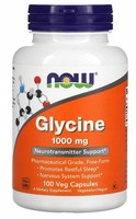 Now Foods Glycine - 1000Mg - 100 Kapseln Glycin