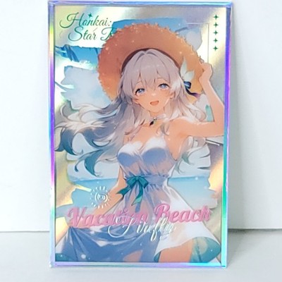 Firefly Vacation Beach Premium Waifu Card Anime Girl Art Oversized Board A6