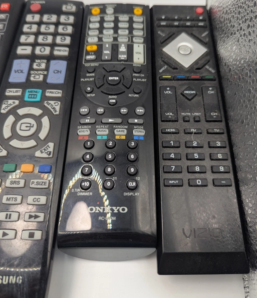 Lote de 10 mandos a distancia Panasonic Magnavox plato Samsung Onkyo Vizio ¡PROBADO! Foto 4 de 4