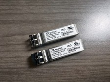  Lot of 2 QLOGIC 16Gb LC MMF SFP Transceiver Module 850nm FTLF8529P4BCV-QM