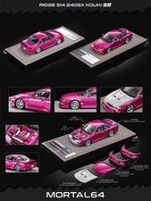 Mortal 164 Silvia S14 240se Vertex Diecast Model Car