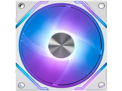 MSI MPG EZ120 ARGB WHITE-1W Fan - 120mm ARGB Fan, Fluid Dynamic Bearing with