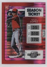 2022 Panini Chronicles Contenders Optic Pink Pulsar Prizm Alejo Lopez #14 0h29