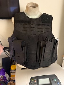 Body Armor Vest with Plates Level IIIA 02/2020