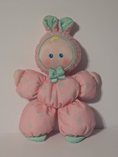 Fisher Price Pink Slumber Babies Bunny Doll Plush Vintage 1989