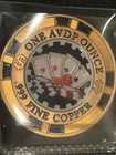  Welcome to Las Vegas Poker Chip 1 oz .999 Copper Casino Colorized Round — photo 2