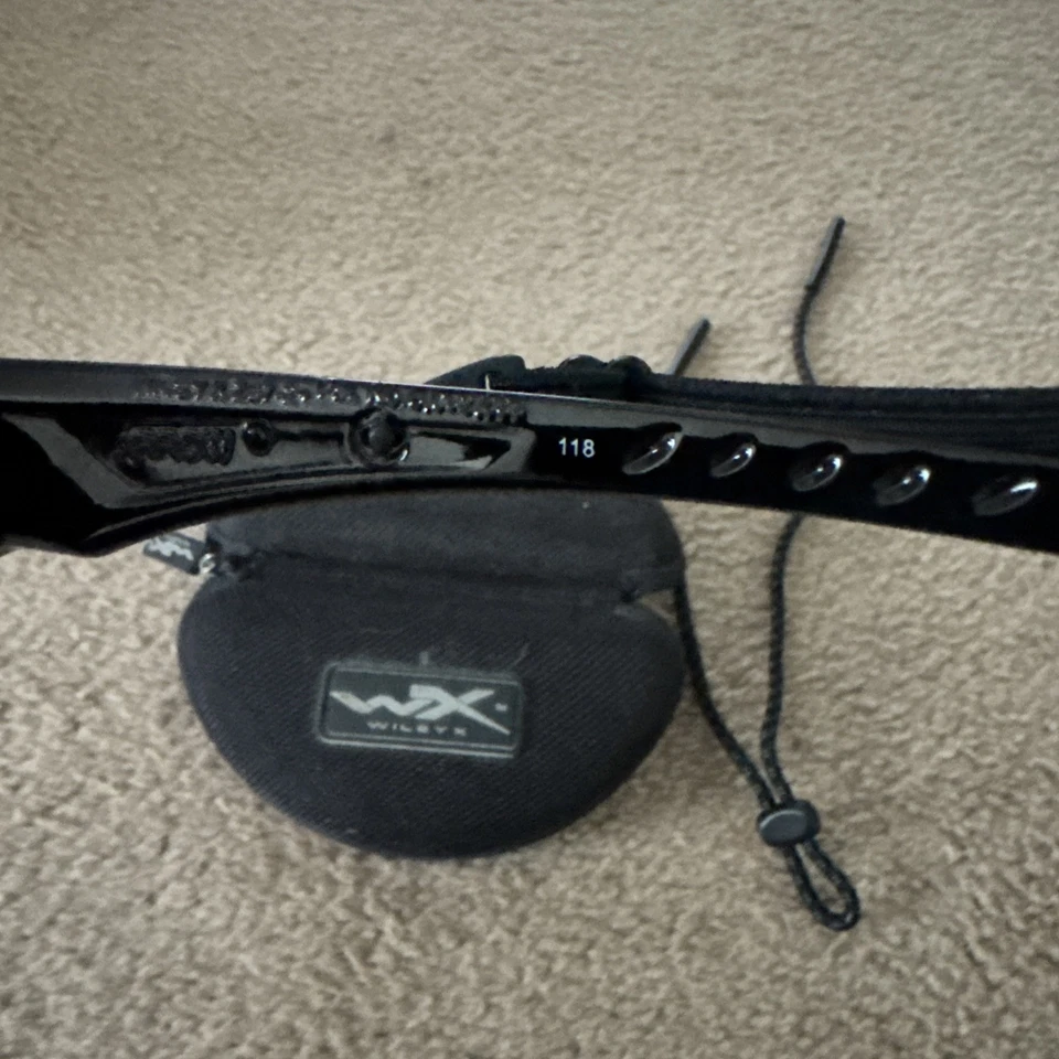 Gafas seguras deportivas Wiley X 118 Arrow púrpura - Se envía con gafas, estuche, etc. - NL Foto 3 de 4