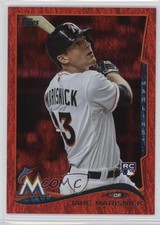 2014 Topps Red Hot Foil Jake Marisnick #45 2s8
