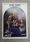 1989-1990 Jose Ortiz Utah Jazz Signed Blue Sharpie RIP
