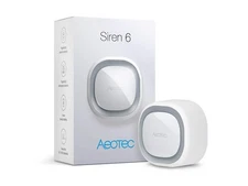 Aeotec Siren 6, Z-Wave Plus S2 Enabled Zwave Siren Safety Speaker, Wall-Mount...