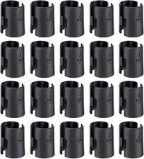 Wire Shelf Clips,40-Packs Shelving Lock Clips for 40 Packs, Black 