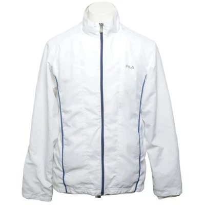 Fila, Trainingsjacke, Herren, Größe: M, Weiß/Blau, Sonstiges #LSh - Bild 1 von 4