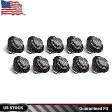 10pcs Led Marine Boat Lights Waterproof Cabin Deck Courtesy Light Amber Blue 12v