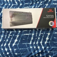 Red Dragon Shiva Wired Gaming Keyboard Model K512RGB-1 Back Lit New Sealed Box