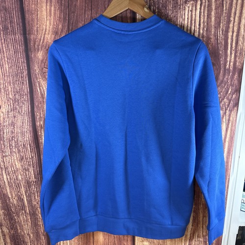 Sudadera Adidas Niños Azul Polar Cuello Redondo -HK28945 - Grande Azul Nueva Con Etiquetas - Imagen 5 de 5