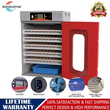 400-Egg Commercial Cabinet Incubator w/ Automatic Temperature & Humidity Control
