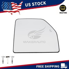 Espejo retrovisor lateral pasajero ajuste vidrio Ford F250 F350 2017-2022 placa de respaldo calor BSD