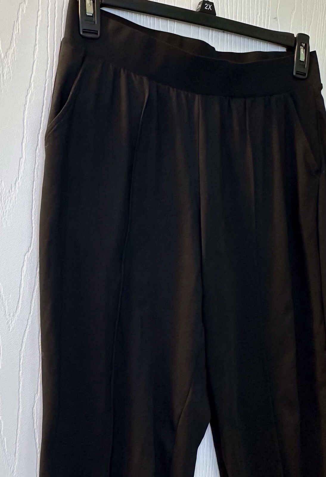 Mondetta solid black casual athletic pull on jogg… - image 5