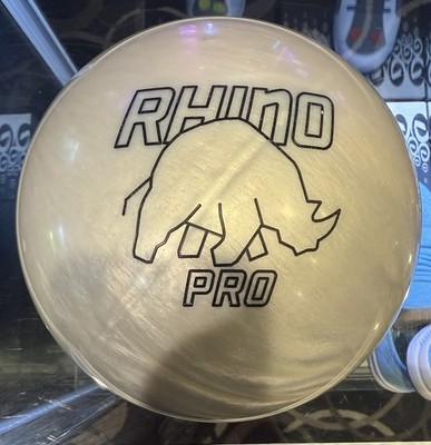 NEW Brunswick Ivory Rhino Pro Bowling Ball 14 Lb PIN 3-4 TOP