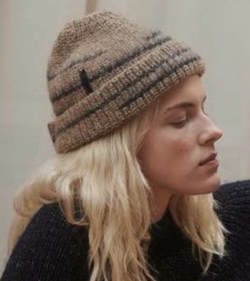 NWT The Knotty Ones Rat Beanie Wool/Alpaca In Buckwheat $98