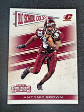 2018 Panini Contenders Draft Picks Old School Colors Antonio Brown #2 Central