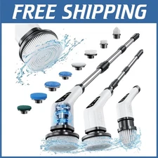 Versatile Power Scrubber with Fast Charging Technology