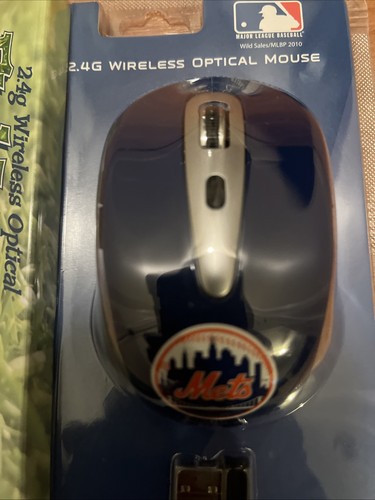 New York Mets MLB Wireless Optical Field Mouse 2.4GB Mac / Windows - Picture 4 of 12