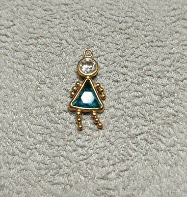 Details about   14K Yellow Gold Genuine Birthstone Girl Kid Charms #1545