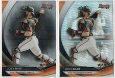 Joey Bart 2020 Bowman's Best Top Prospect Base & Refractor Cards #TP-14