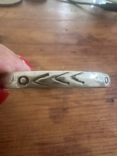 Sterling Silver 1970 Bangel 925 Vintage Bracelet