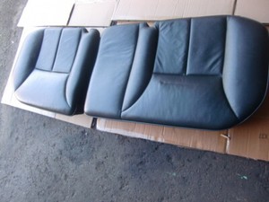 Mercedes Benz W210 Kombi Fondsitze Sitze hinten Innenausstattung Schwarz Leder