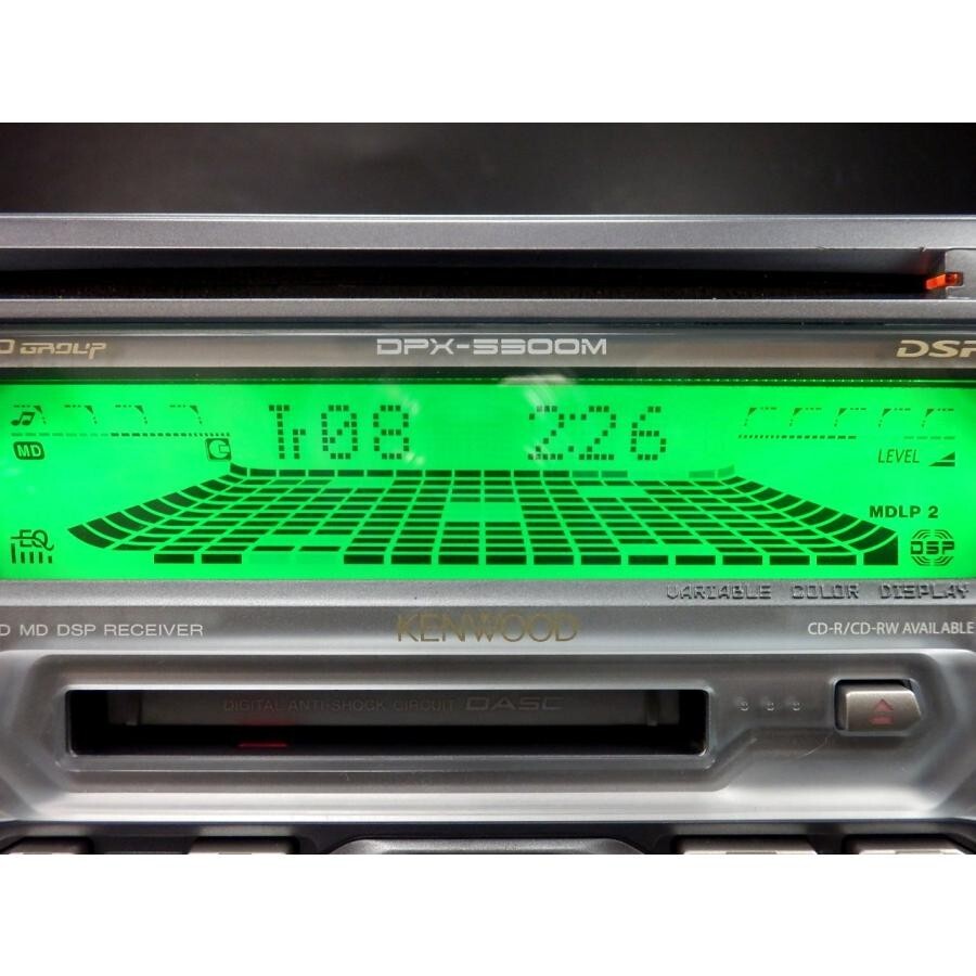 当時物！KENWOOD ケンウッド DPX5300MN CD,MDグライコ 当時物！KENWOOD