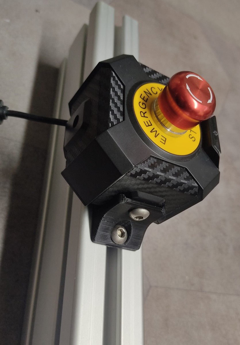 FANATEC podium DD1 DD2 E-stop button fastening bracket kill