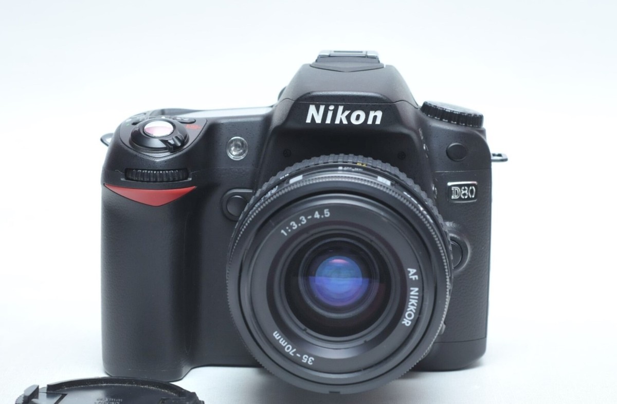 Nikon D80 10.2MP DX-Format CMOS DSLR Camera W/35-70mm F3.3-4.5 AF