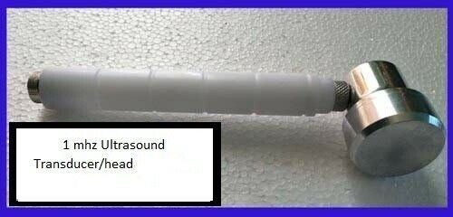Physiotherapy 1 mhz Ultra.sound Therapy Machine Transducer Head 3 Pin use with %