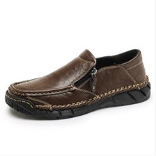 Scarpe uomo primavera autunno outdoor casual slip on punta tonda decolte comode piatte 