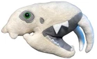Fuzzy Fossils Sabretooth Tiger Skull Plush Giant Microbes Prehistoric Toy 18cm