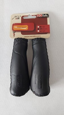 SQlab 702 LE Leder Lenkergriffe Ergo Design Schwarz Medium Brandneu
