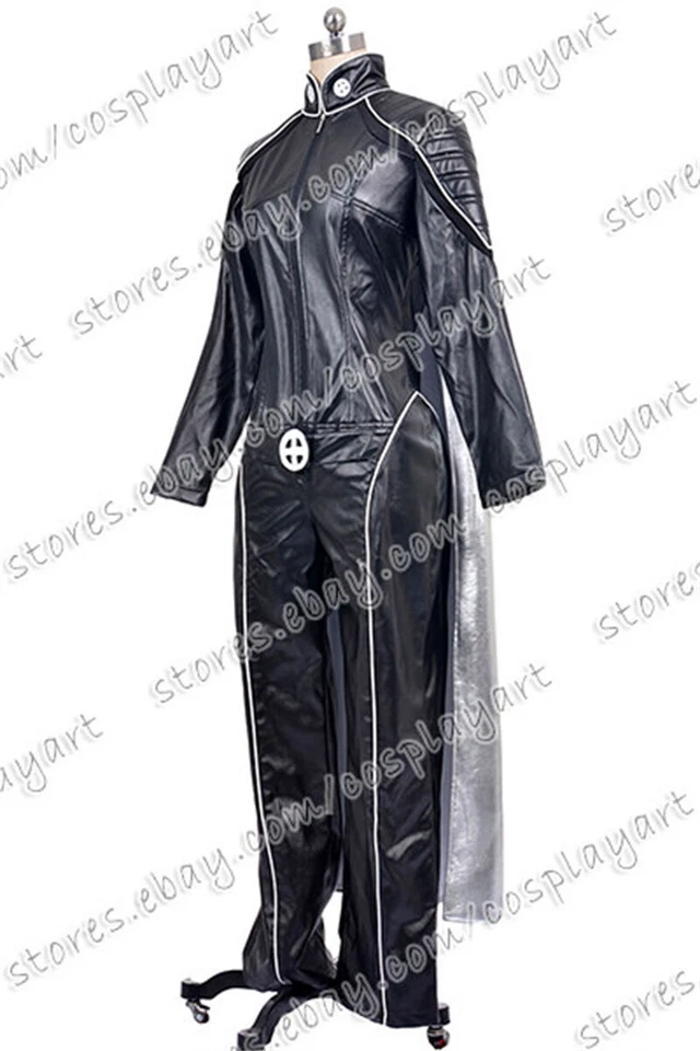 Disfraz Tormenta Ororo Munroe X-Men: Días del Futuro Pasado Cosplay Cuero Negro Foto 3 de 4