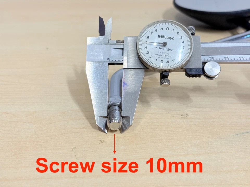 Side Wing Pair of Rear View Mirror Set For Yamaha DT100 DT125 DT175 DT250 DT400 - Image 2 of 4