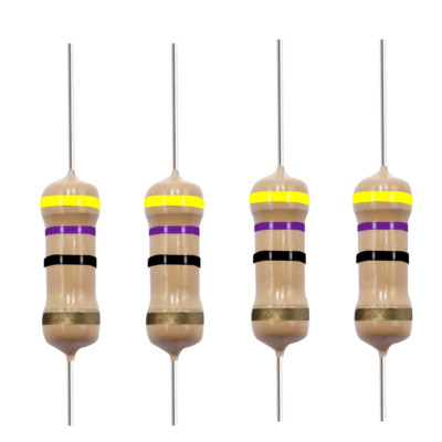 10 Pack~100PACK  47 Ohm Ω  5% Tolerance 1/2W 0.5 Watt Carbon Film Resistor
