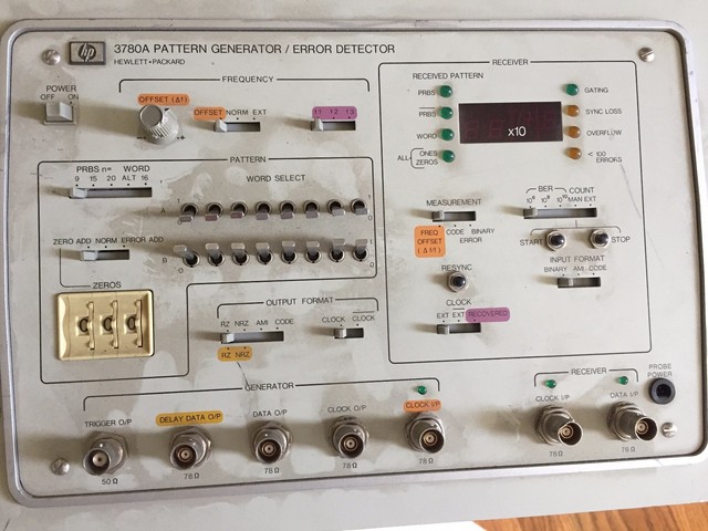 D139658 HP 3780A Pattern Generator / Error Detector for sale online | eBay