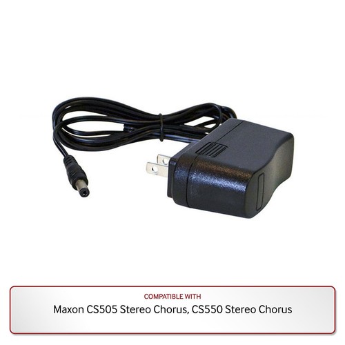9V Power Supply for Maxon CS505 Stereo Chorus, CS550 Stereo Chorus